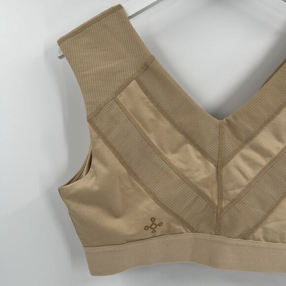 Tommie Copper Shoulder Support Compression Bra Front Zipper Nude Tan Size XL - Picture 7 of 12
